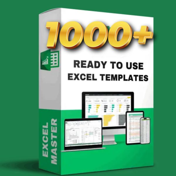 1000+ Excel Templates Mega Bundle Resell