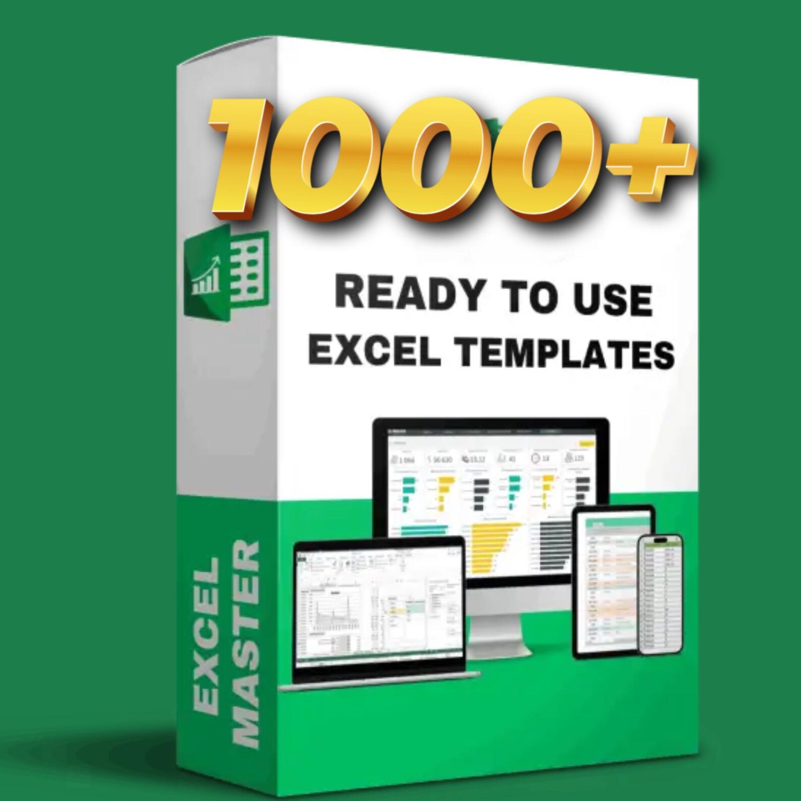 1000+ Excel Templates Mega Bundle Resell