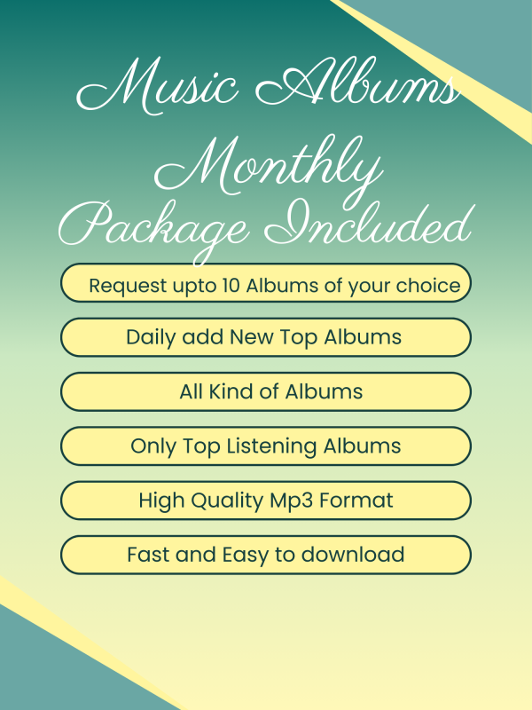 Access Top Digital Music Albums Daily Monthly Subscription - Image 2